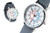 EasyRead Time Teacher Past & To Watch -  Red & Blue Face with Grey Strap
