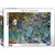 Van Gogh Irises 1000 piece puzzle featuring famous floral painting with blue irises by Eurographics