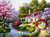 Anatolian 1500pc - Spring Cottage In Full Bloom Puzzle