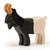 Trauffer - Black & White Goat, Large