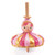 Djeco - Spinning Top Princess - Dark Pink