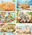 Goki - Travel Size Mini Australian Animals Puzzle 24pcs - Turtle
