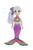 Cotton Candy - 45cm MILLY Rainbow/Light Pink Flip Sequinned Tail Mermaid