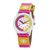 Cactus Time Teacher - Kids Watch - Pink/Yellow with Flowers