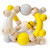 Hess-Spielzeug - Rattle Motor Ball Natural Yellow