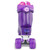 Crazy Skates - Glitter Pop Size Adjustable Roller Skates - Purple