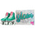 Crazy Skates - Glam Size Adjustable Roller Skates - Teal