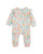 Bébé - Olive Print Long sleeve Zip Onesie (sizes 000-0)