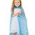 Fairy Girls - Glittery Princess Bling Cape Turquoise
