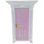 Cotton Candy - Light Pink Glitter Fairy Door