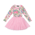 Rock Your Baby - Pink Garden Circus Dress (size 2-7)