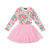 Rock Your Baby - Pink Garden Circus Dress (sizes 8-10)