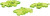 Crystal Puzzle 3D - Frogs 48 piece