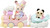 Sylvanian Families - Amusement Park Ride Set - Plane & Train