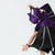 Little Heroes - Dragon Cape - Purple & Black