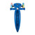 Globber - JUNIOR FOLDABLE LIGHTS Scooter - Navy Blue