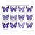 Mudpuppy - Shaped Memory Match - Butterflies
