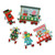 Petit Collage 30pc - Christmas Train Shaped Floor Puzzle