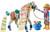Playmobil - Horses of Waterfall - Ellie and Horse Pinto with Hair Accessories 71639 Playmobil - Horses of Waterfall - Ellie and Horse Pinto with Hair Accessories 71639