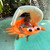 Sunnylife Baby Float - Sonny the Sea Creature Neon Orange Sunnylife Baby Float - Sonny the Sea Creature Neon Orange