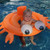 Sunnylife Baby Float - Sonny the Sea Creature Neon Orange Sunnylife Baby Float - Sonny the Sea Creature Neon Orange