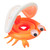 Sunnylife Baby Float - Sonny the Sea Creature Neon Orange Sunnylife Baby Float - Sonny the Sea Creature Neon Orange