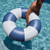 Sunnylife - Pool Ring - Le Weekend Navy Stripe