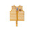 Swim Essentials - Kid's Swim Vest - Orange/White Striped Lion 3-6yrs