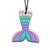 Jellystone Chewelry - Mermaid Tail Pendant - Pastel Jellystone Chewelry - Mermaid Tail Pendant - Pastel