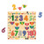 Djeco - 1-10 Numbers & Birds Wooden Puzzle