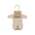 Miniland Clothing 21cm - Eco Knitted Doll Pyjamas - Beige