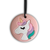 Jellystone Chewelry - Unicorn Pendant - Peach