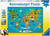 Ravensburger 150pc- Animal World Map Puzzle