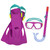 Bestway - Explora Essential Mask Snorkel & Fins Set - Purple