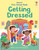 Usborne First Sticker Book Getting Dressed with children dressing up and over 150 stickers