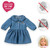 Corolle - Long-Sleeved Denim Dress for Ma Corolle 36cm Dolls