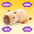 ZURU - Hug-a-Lumps Weighted Fluffy Plush Medium 1.3Kg - Connie The Capybara