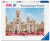 Ravensburger The Cibeles Palace Madrid 1000 piece puzzle featuring historic Spanish architecture and pink flowers