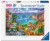 Ravensburger St. Tropez 1000 piece puzzle featuring colourful French Riviera coastal village and Mediterranean sea view
