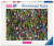 Ravensburger Floating Market Indonesia 500 piece puzzle featuring colourful traditional market boats filled with fresh produce