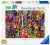 Ravensburger Jewelled Jungle Large Format 500 piece puzzle featuring colourful geometric jungle animals including lions, tigers, elephants and giraffes