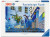 Ravensburger Morocco in Blue 3000 piece puzzle featuring the famous blue streets, stairways and architecture of Chefchaouen Morocco