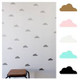 100 Percent Heart Wall Stickers Large - Clouds White