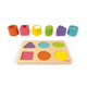 Janod - Wood Shapes & Sounds 6 Block Puzzles