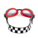 Bling2o Goggles - Drag Race - Chevy Red Checkerboard