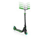 Globber FLOW 125 LIGHTS Scooter - Black Neon Green