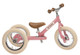 Trybike - Pink Vintage with Cream Tyres and Chrome (3 wheel)