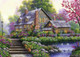 Ravensburger 1000pc - Romantic Cottage Puzzle