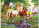 Ravensburger 300pc - Horses by the stream Puzzle