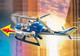 Playmobil City Action - Helicopter Pursuit with Runaway Van 70575